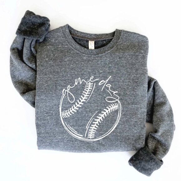 Game Day Oversized Graphic Sweatshirt - Picture 1 of 4